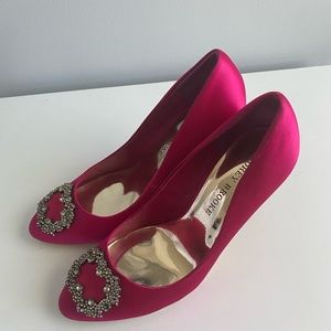 Audrey Brooke Bella Pumps (8.5) - Fuschia
